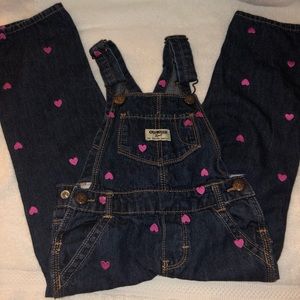 Oshkosh Denim Heart Overalls